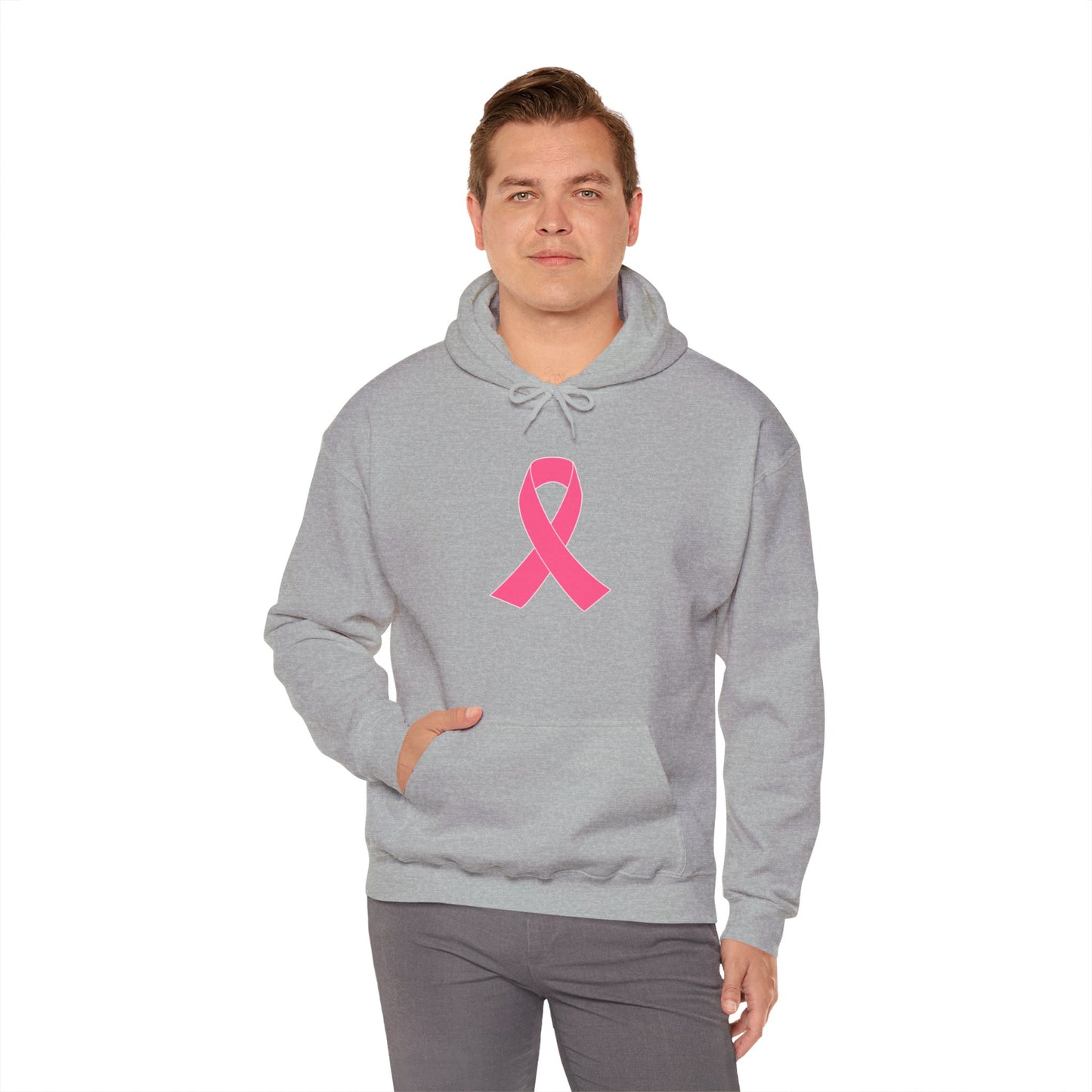Pink Ribbon Logo Hoodie