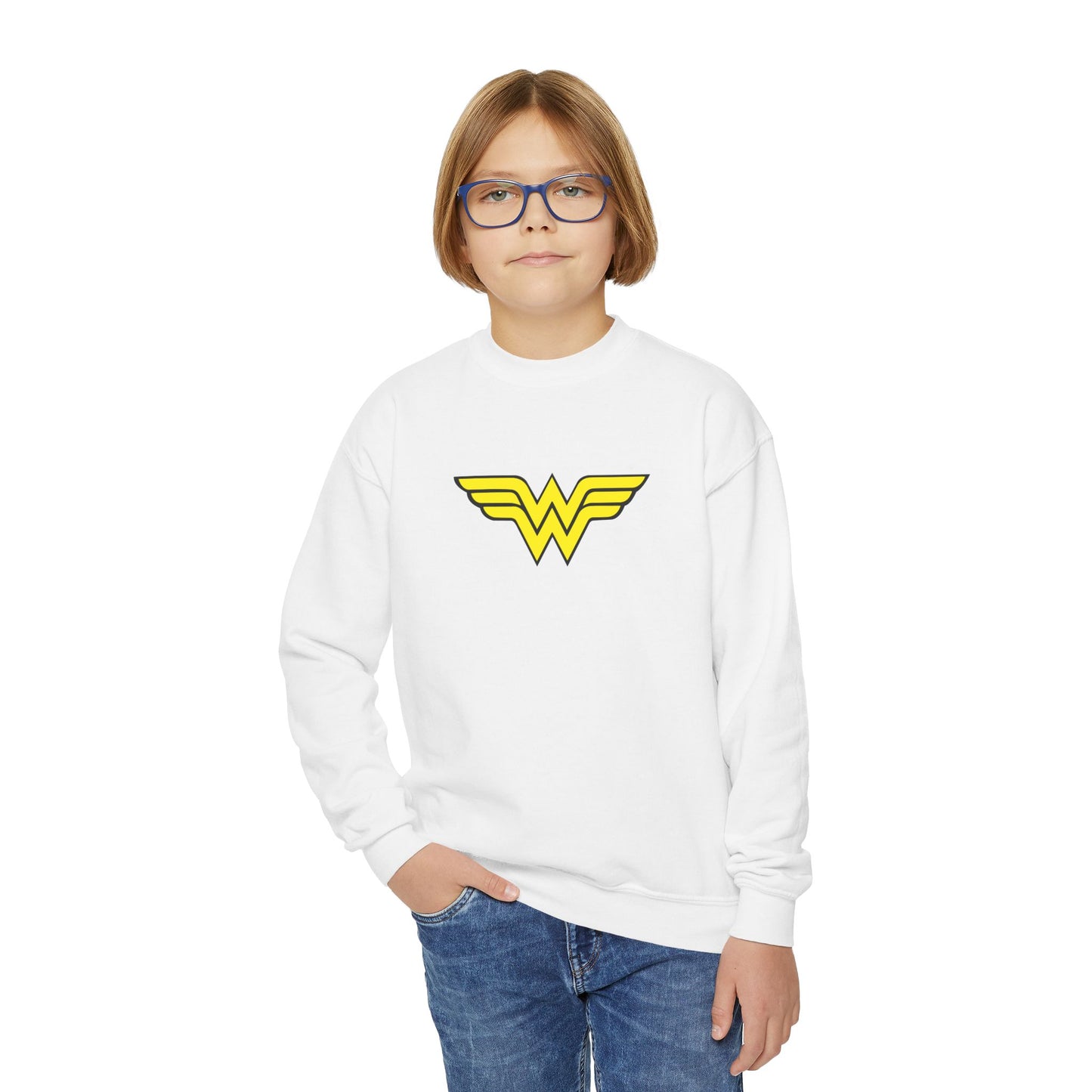 Wonder Woman Logo Youth Sweatshirt