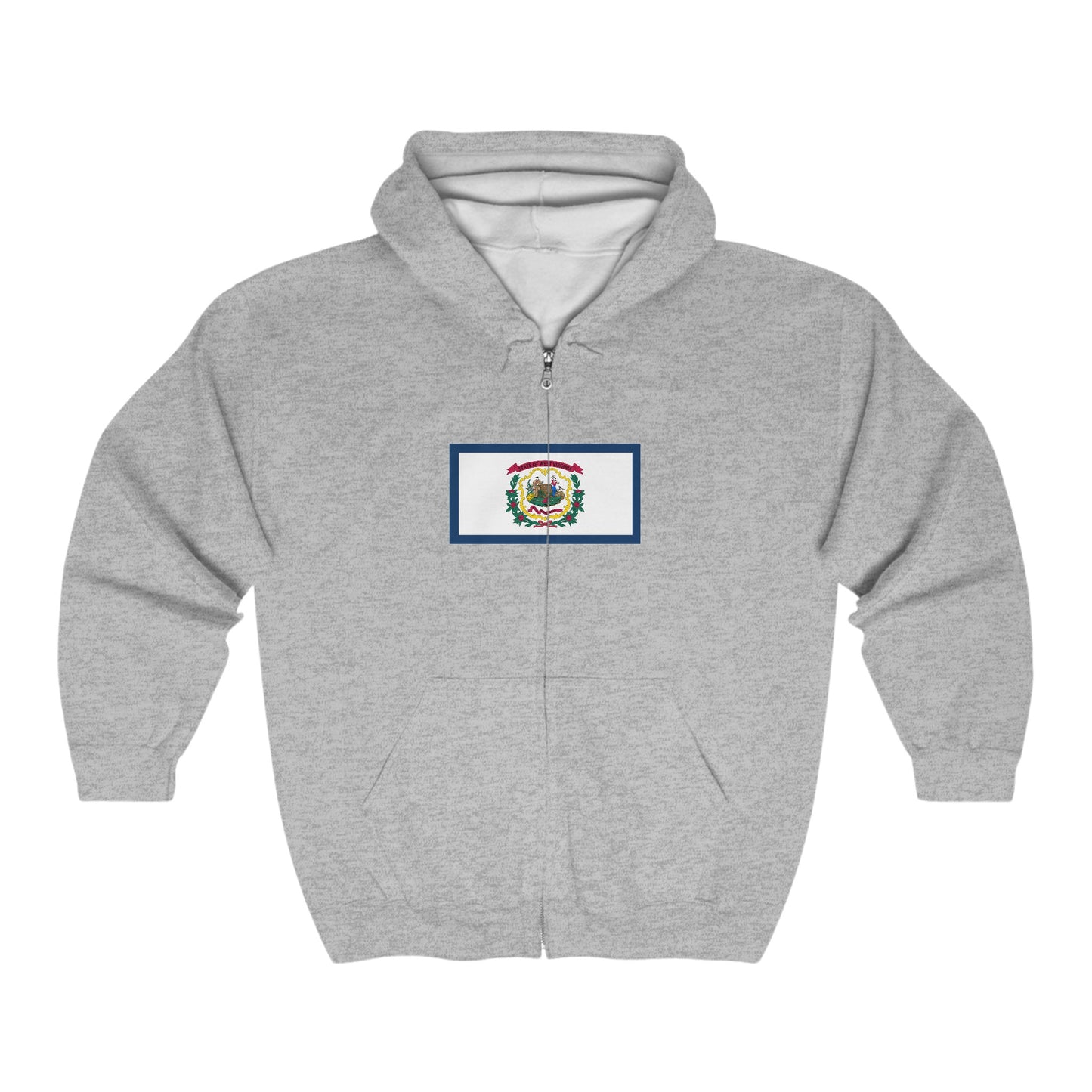 West Virginia Zip-Up Hoodie