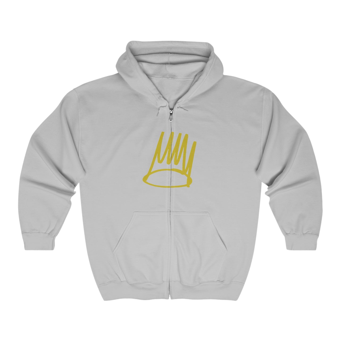 J Cole Crown Zip-Up Hoodie