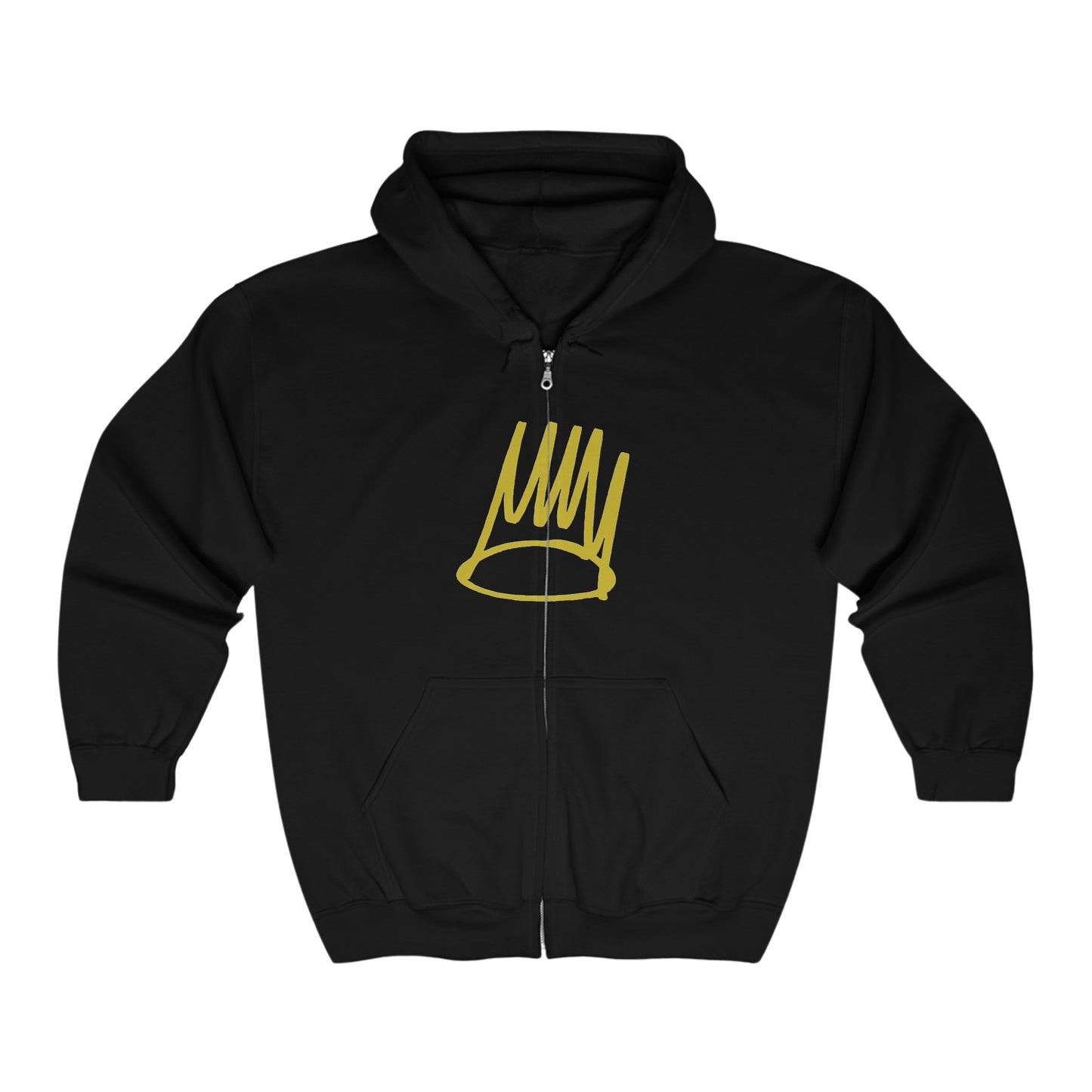 J Cole Crown Zip-Up Hoodie