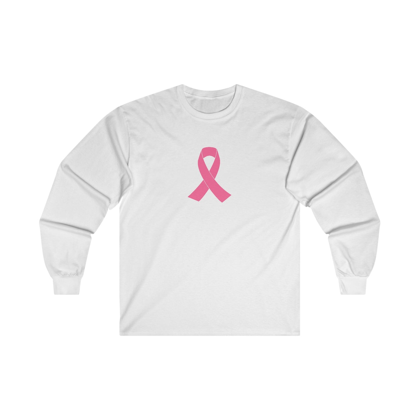 Pink Ribbon Logo Long Sleeve T-Shirt