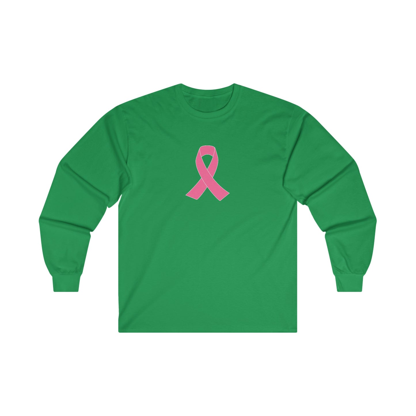 Pink Ribbon Logo Long Sleeve T-Shirt