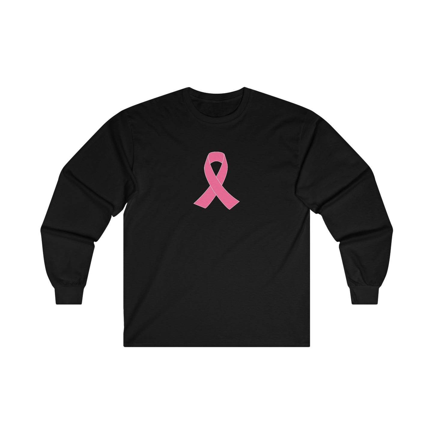 Pink Ribbon Logo Long Sleeve T-Shirt