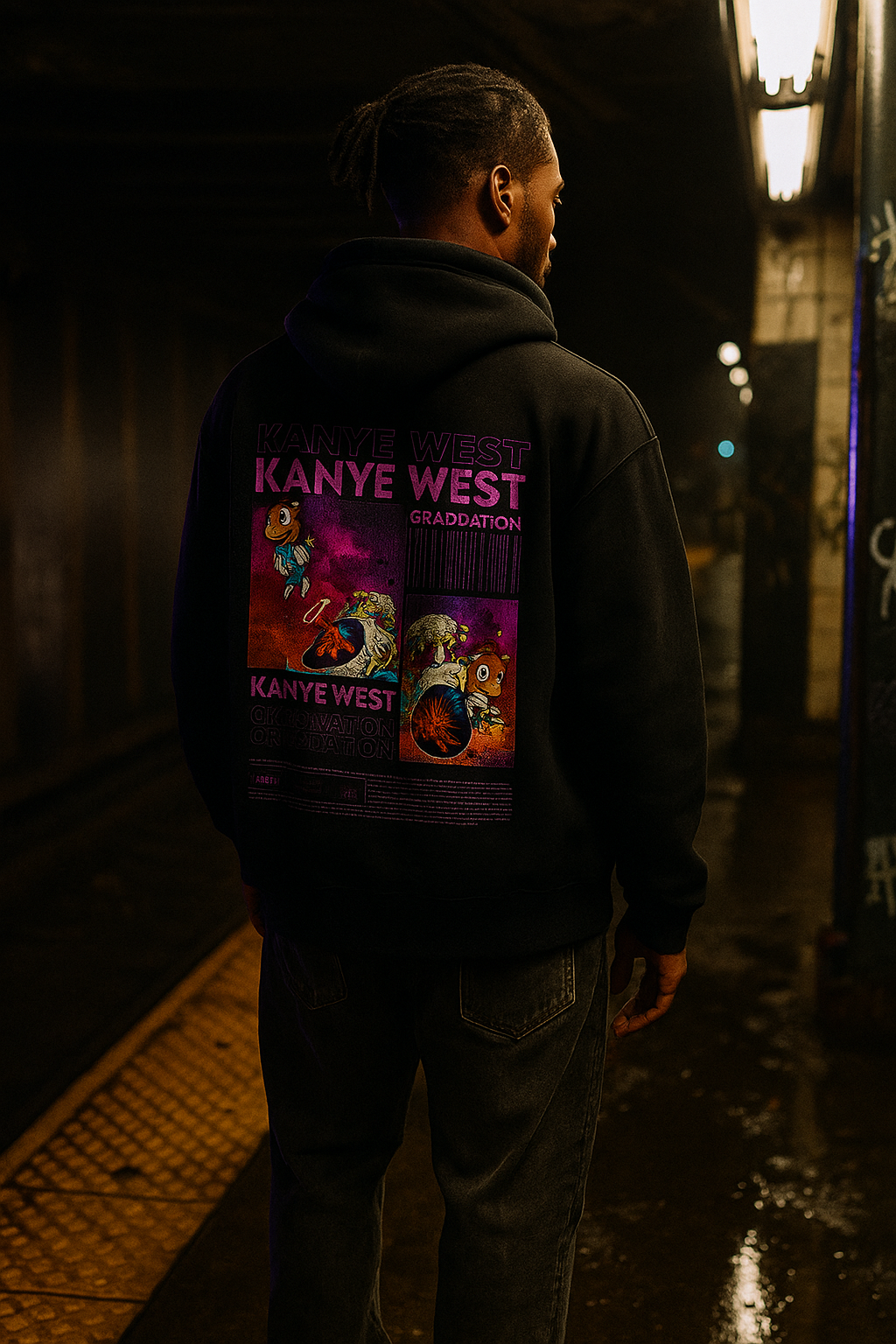 Kanye West Graduation Bear Hoodie