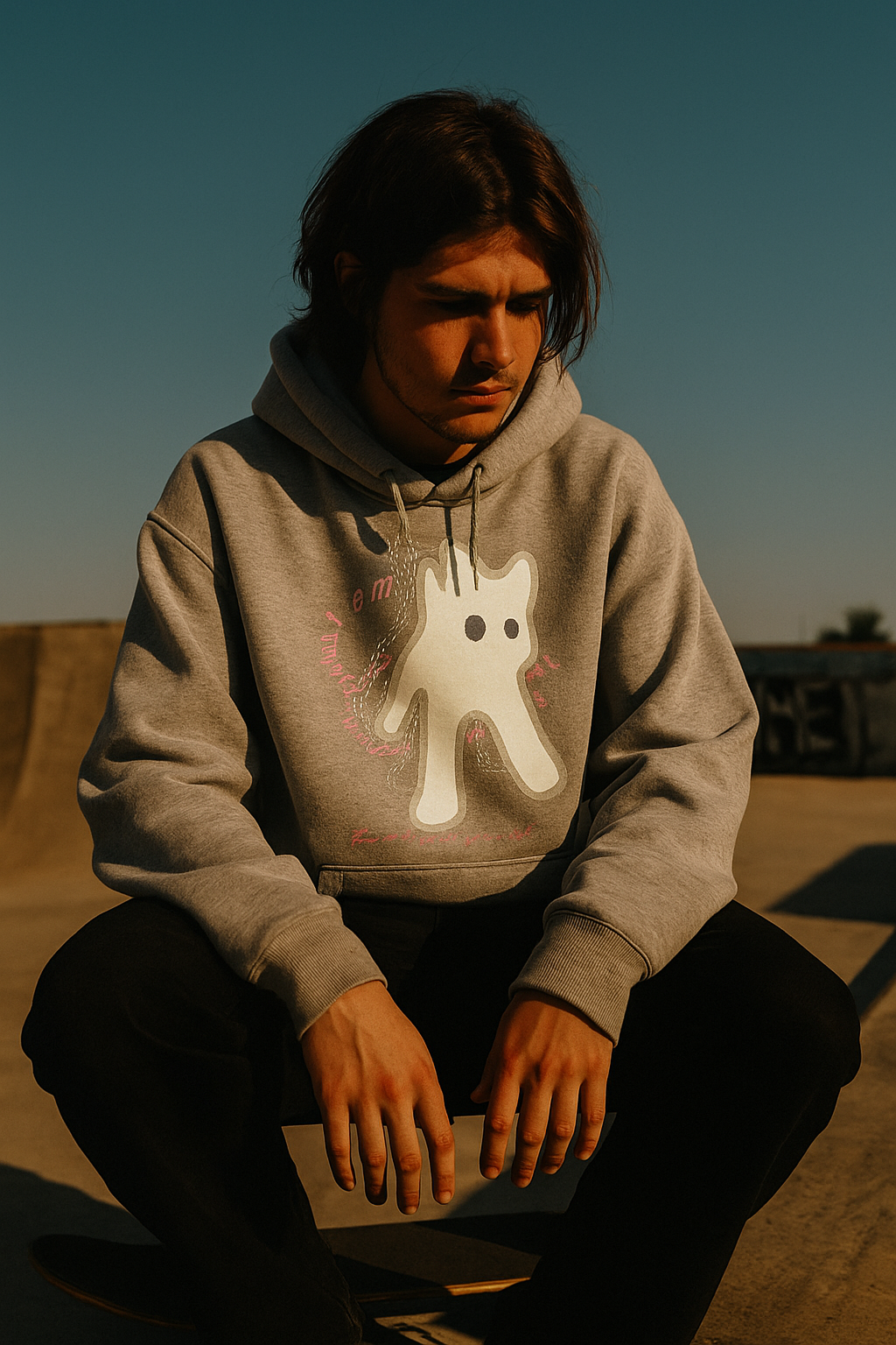 Ghost Cat Hoodie