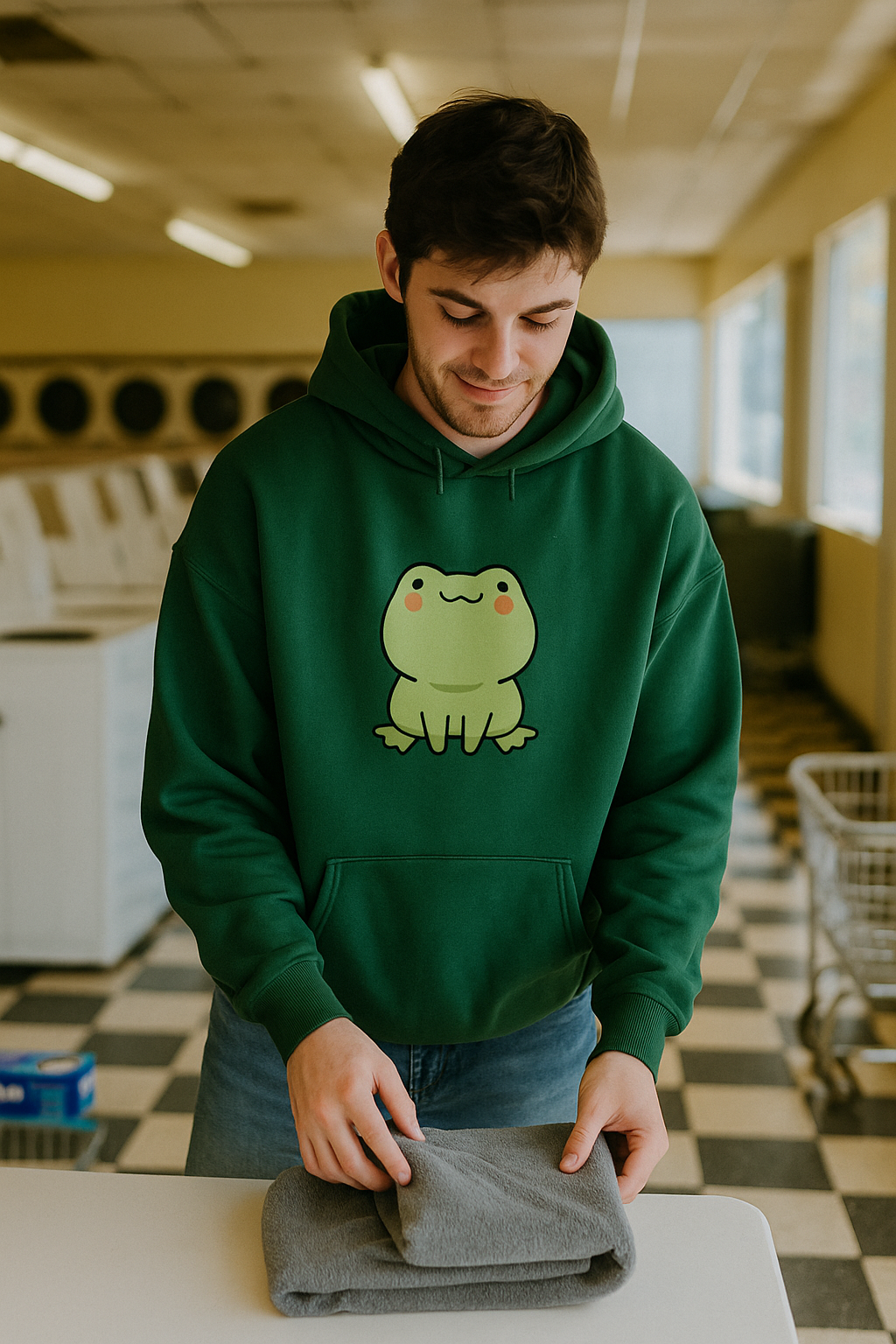 Green Frog Hoodie