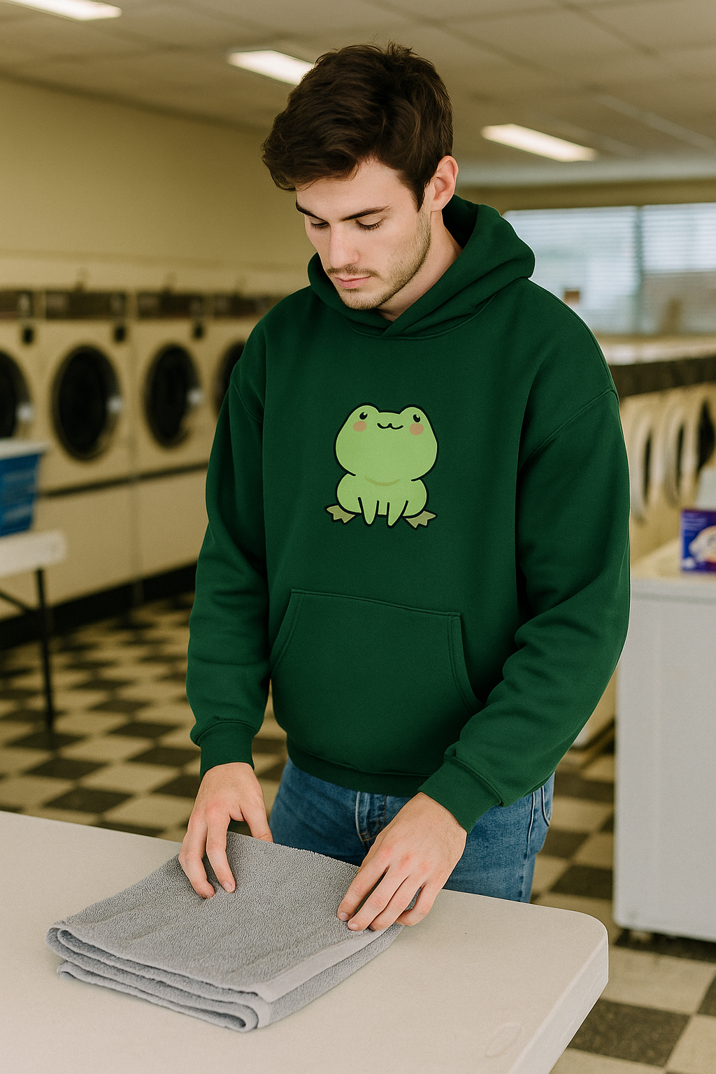 Green Frog Hoodie