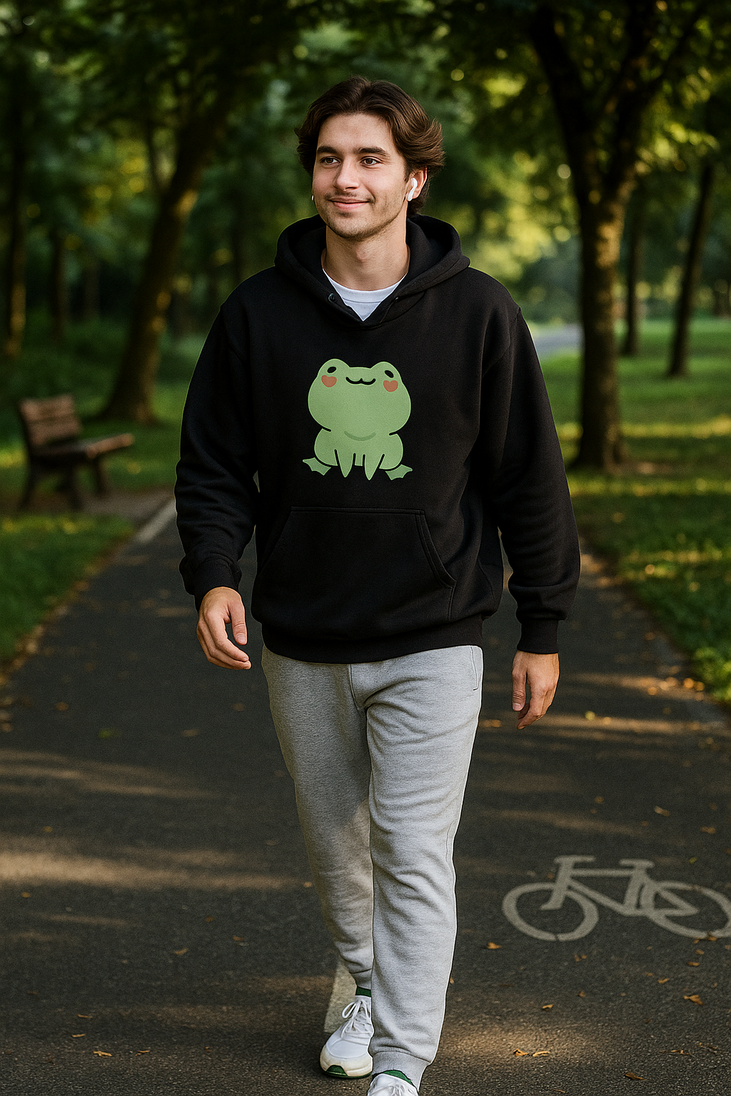 Green Frog Hoodie