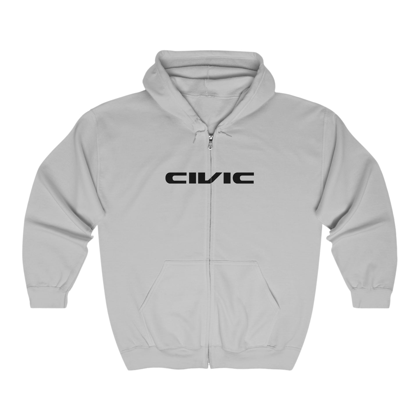 Civic Logo Zip-Up Hoodie