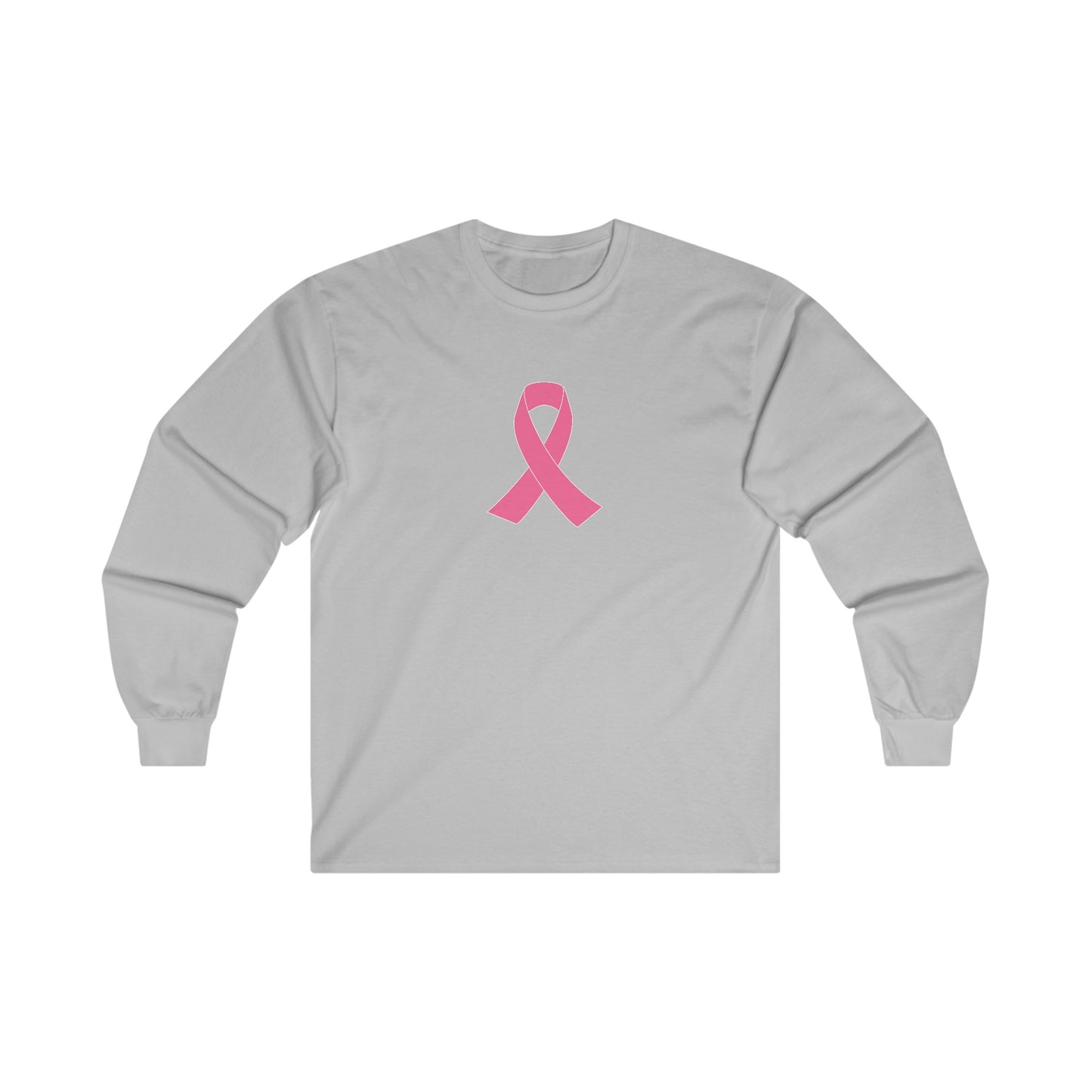 Pink Ribbon Logo Long Sleeve T-Shirt