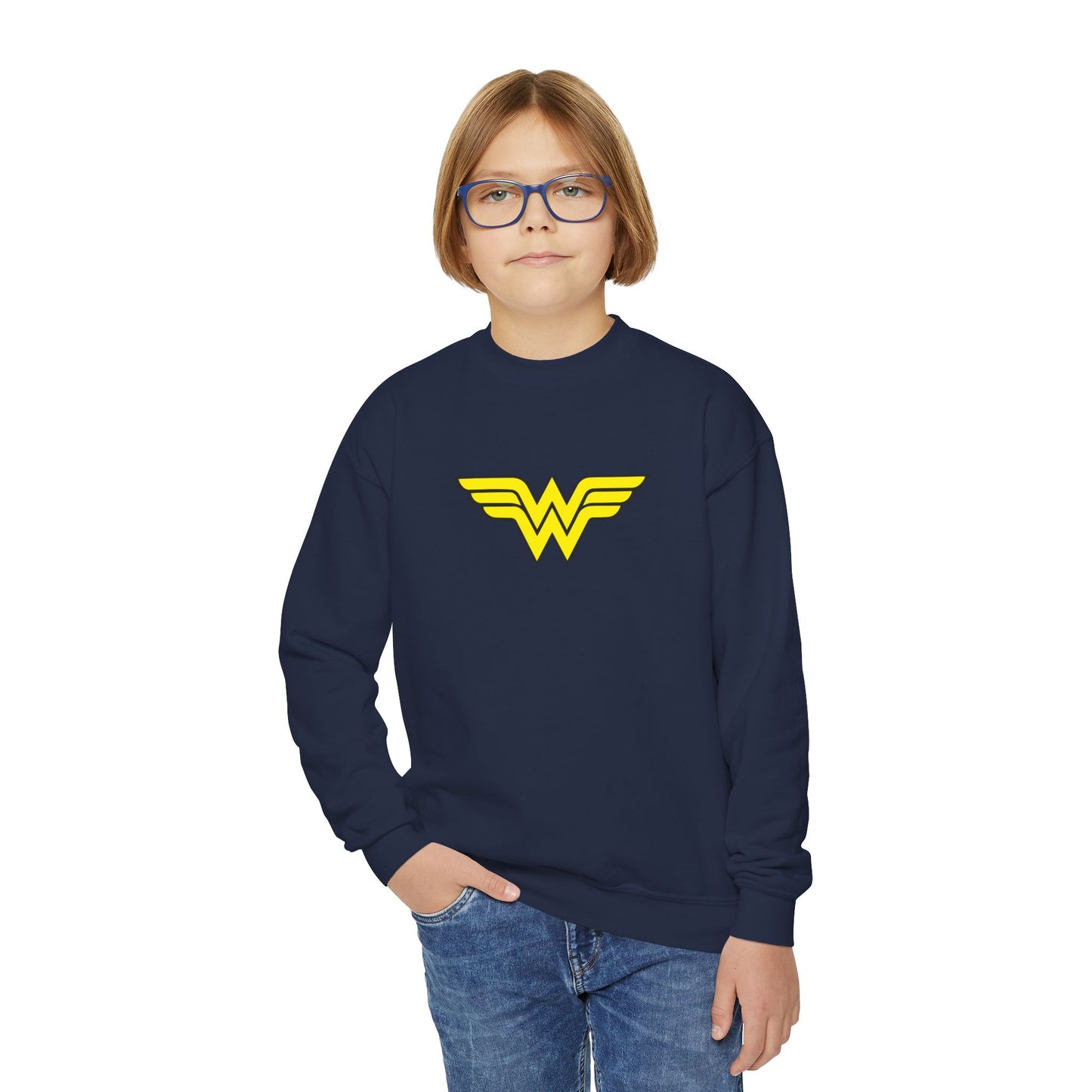 Wonder Woman Logo Youth Sweatshirt