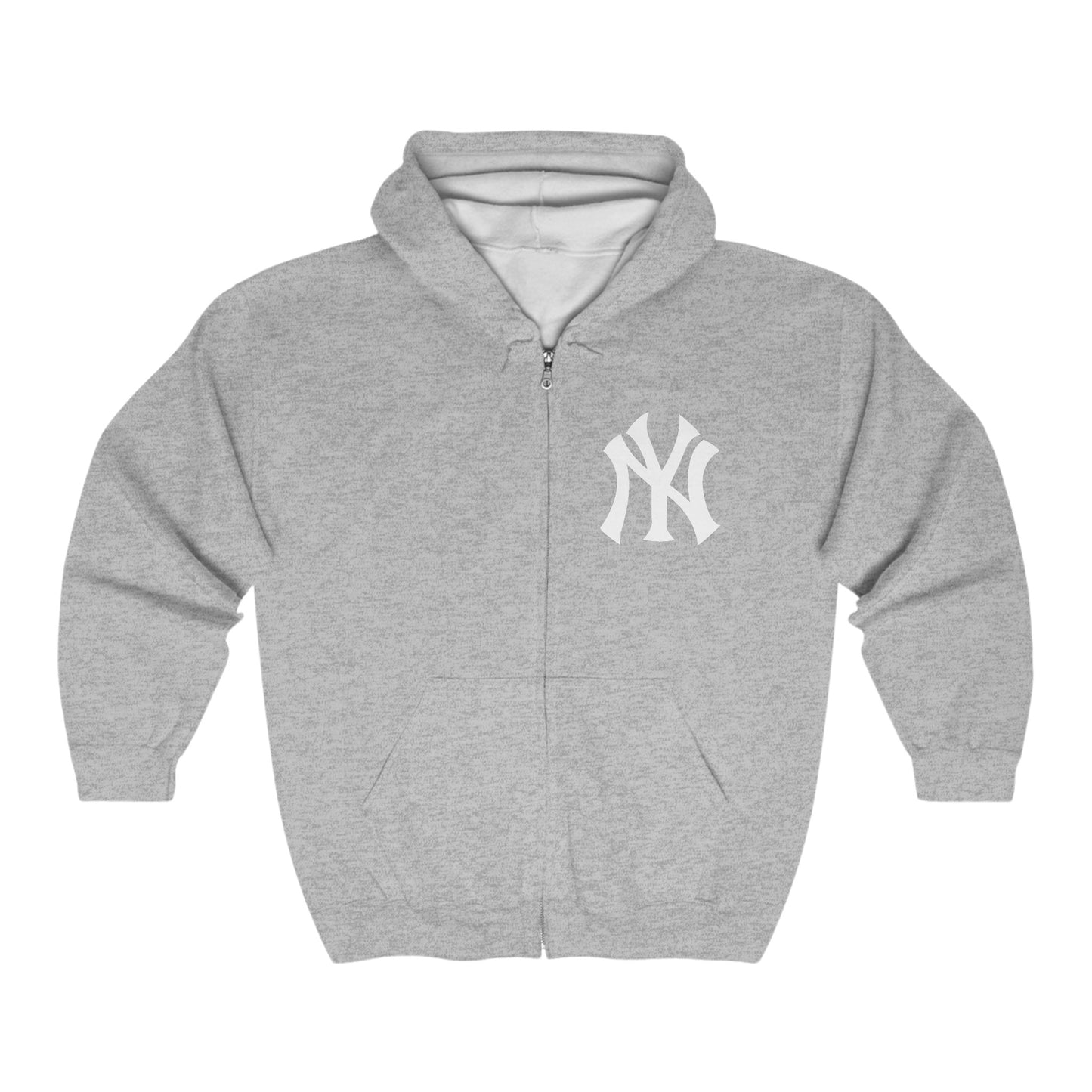 NY Print Zip-Up Hoodie