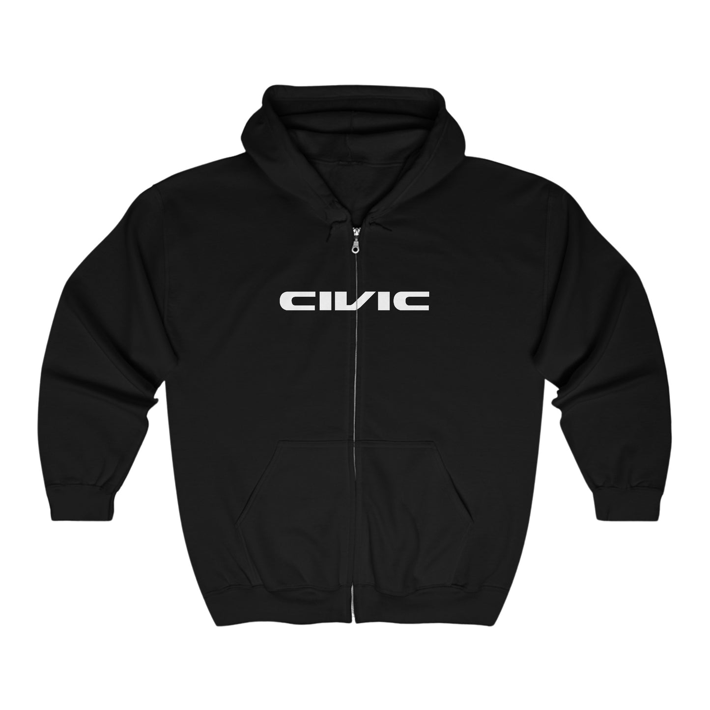Civic Logo Zip-Up Hoodie