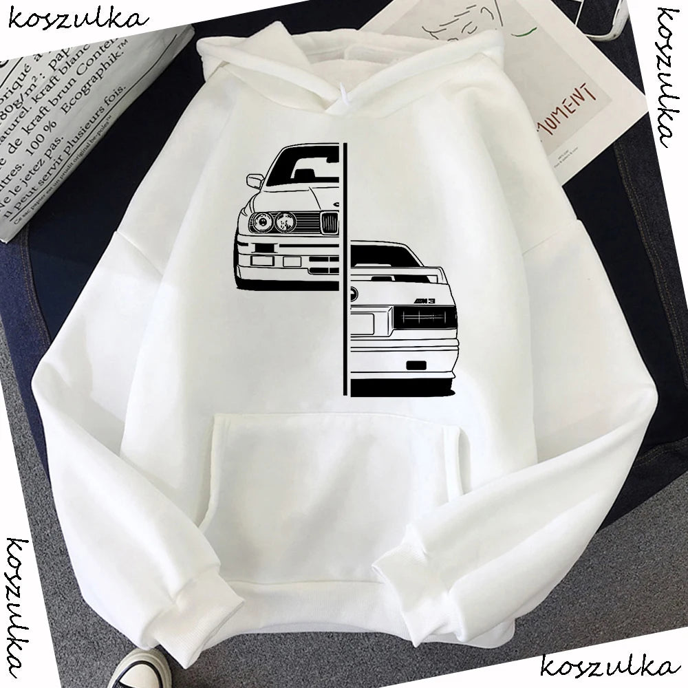 Car Print Hoodie