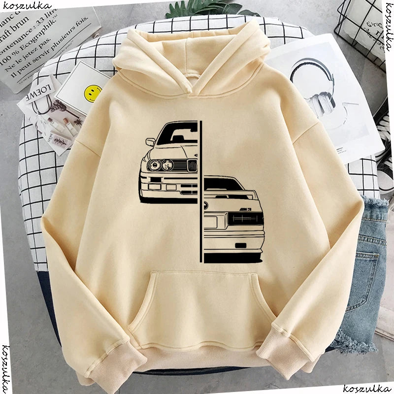 Car Print Hoodie