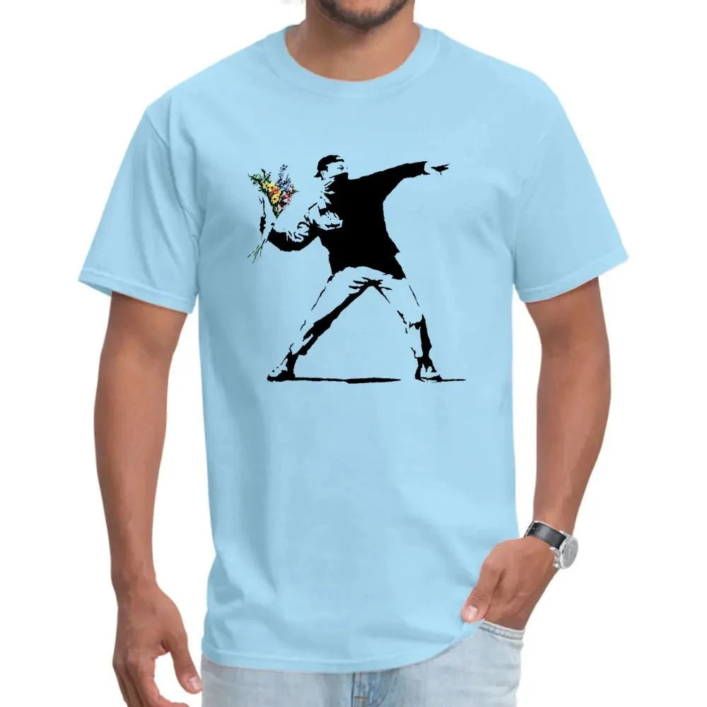 Banksy Flower T-Shirt