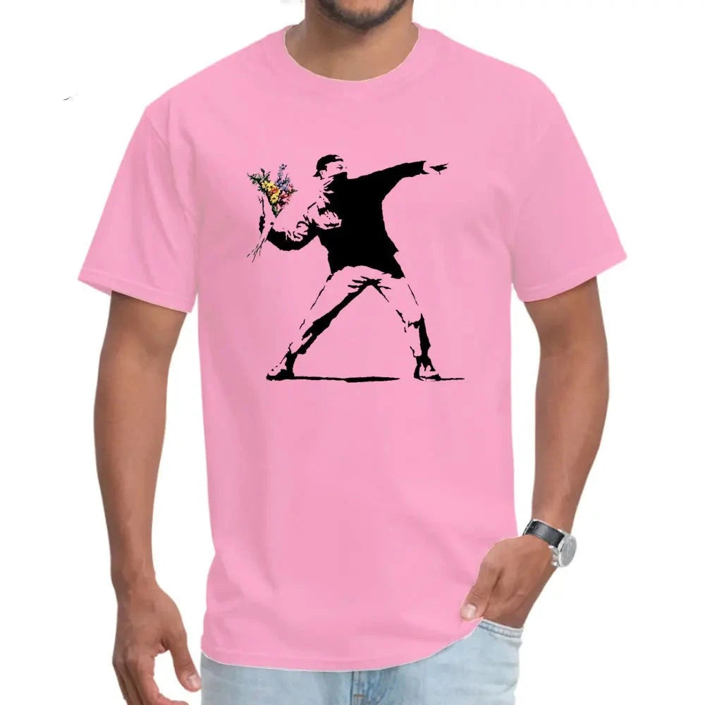 Banksy Flower T-Shirt