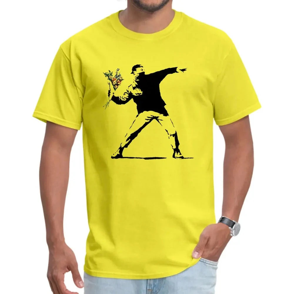 Banksy Flower T-Shirt