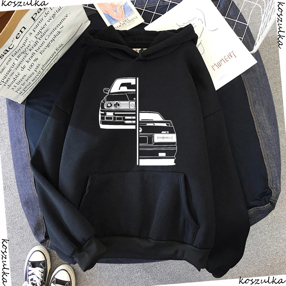 Car Print Hoodie