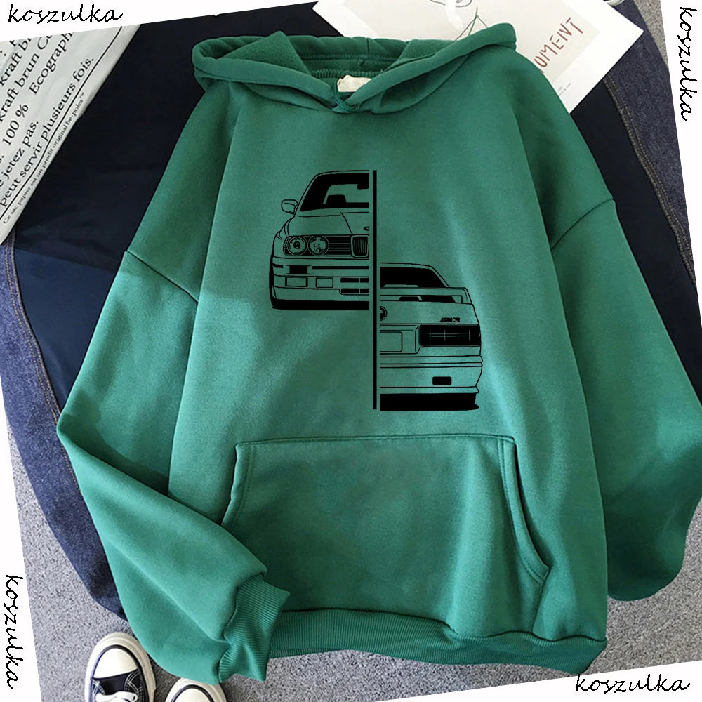 Car Print Hoodie