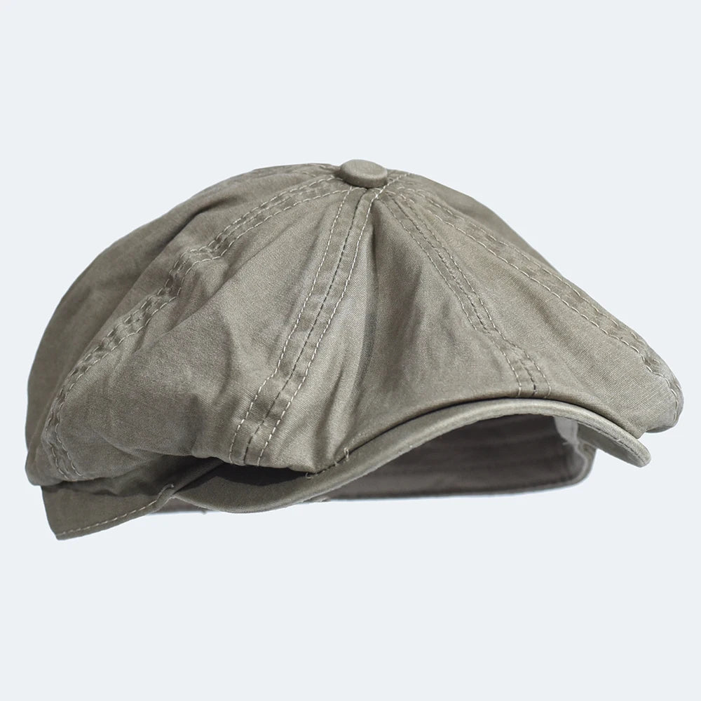 Washed Denim English Cap