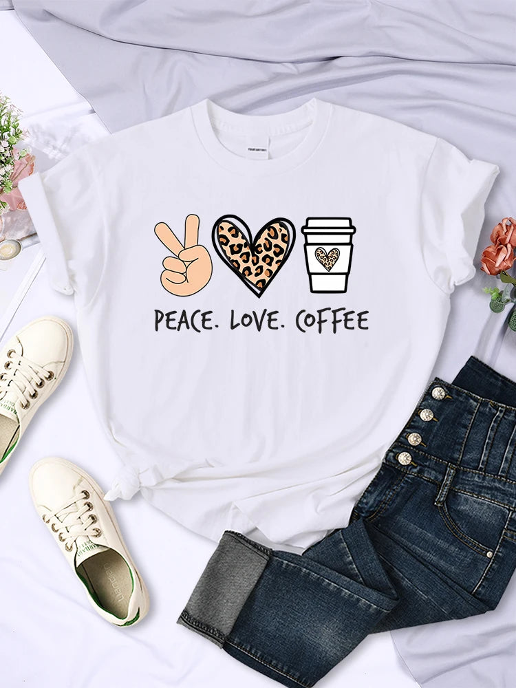 Peace Love Coffee T-Shirt