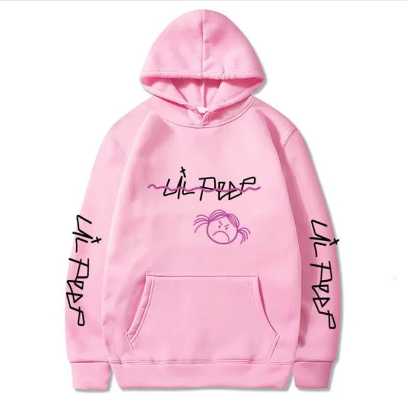 Lil Peep Hoodie - Black Logo