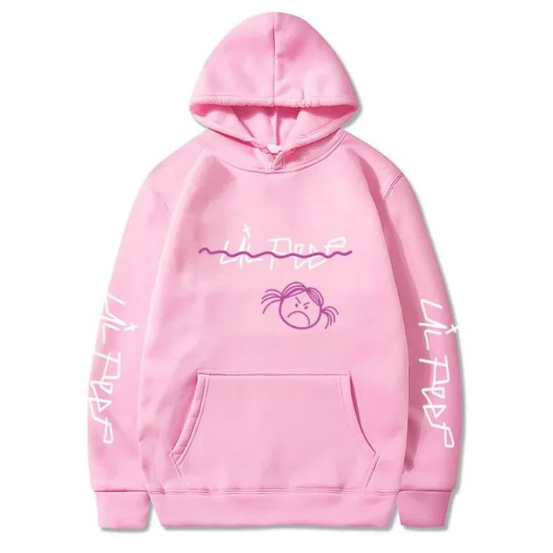 Lil Peep Hoodie - White Logo