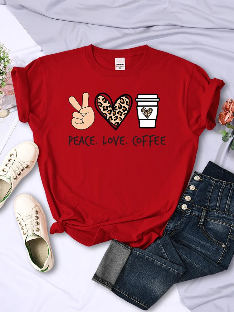 Peace Love Coffee T-Shirt