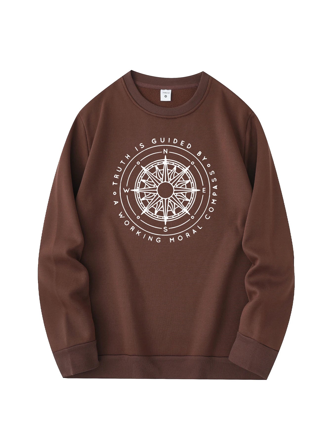 Moral Compass Printed Sweatshirt