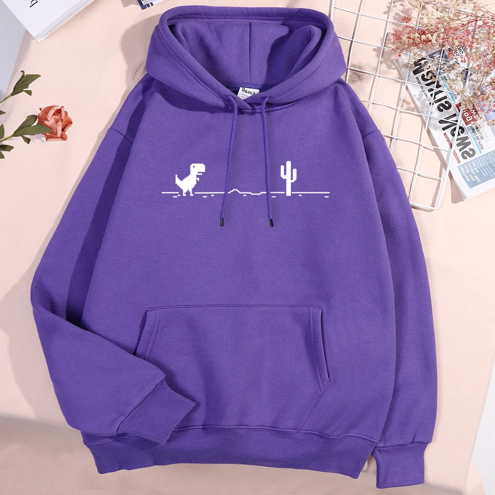 Network Malfunction Little Dinosaur Hoodie