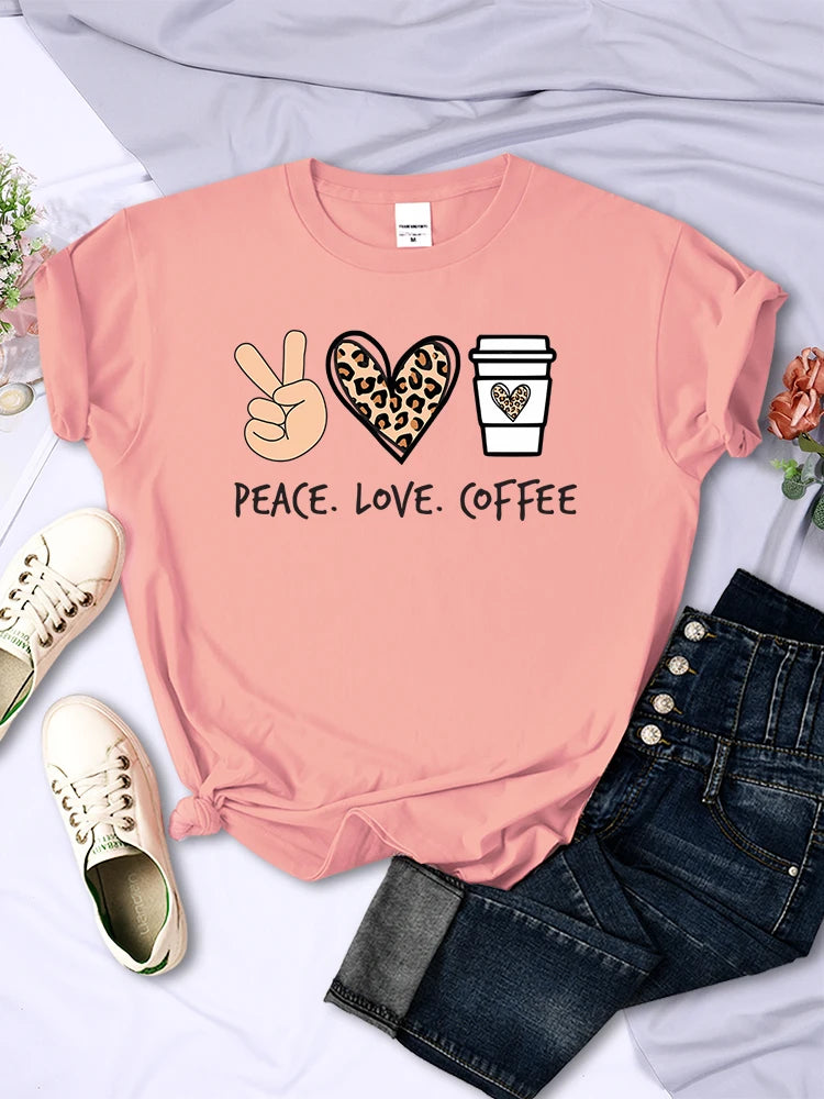 Peace Love Coffee T-Shirt