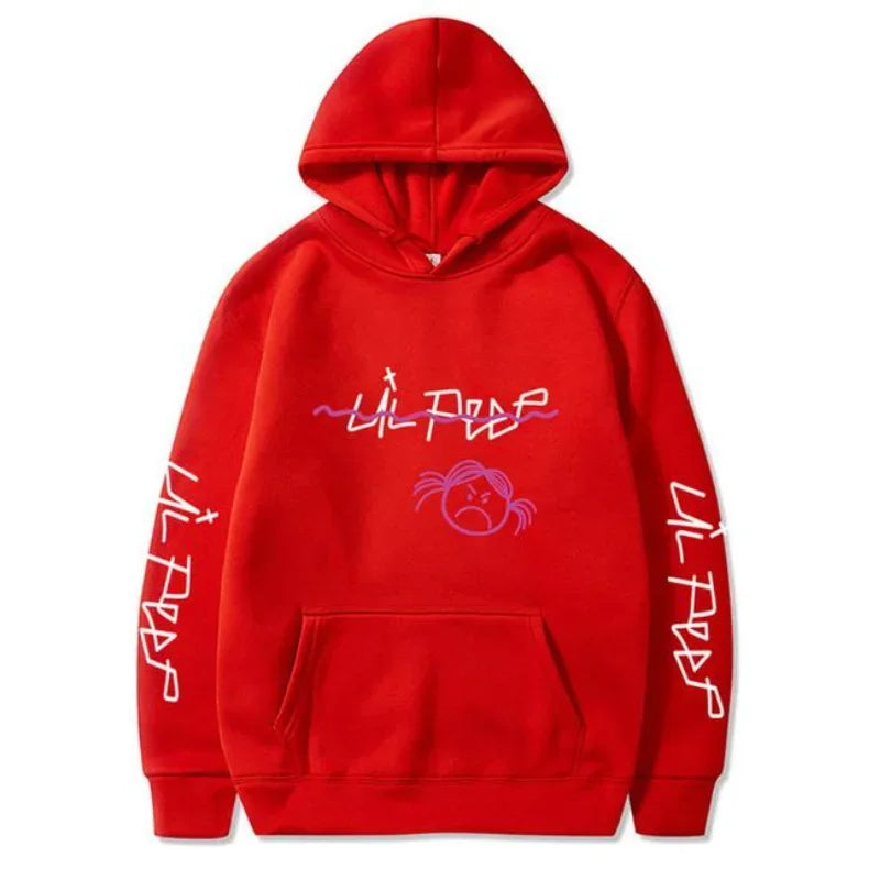 Lil Peep Hoodie - White Logo