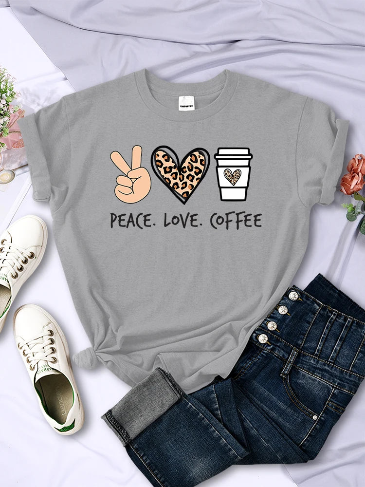 Peace Love Coffee T-Shirt