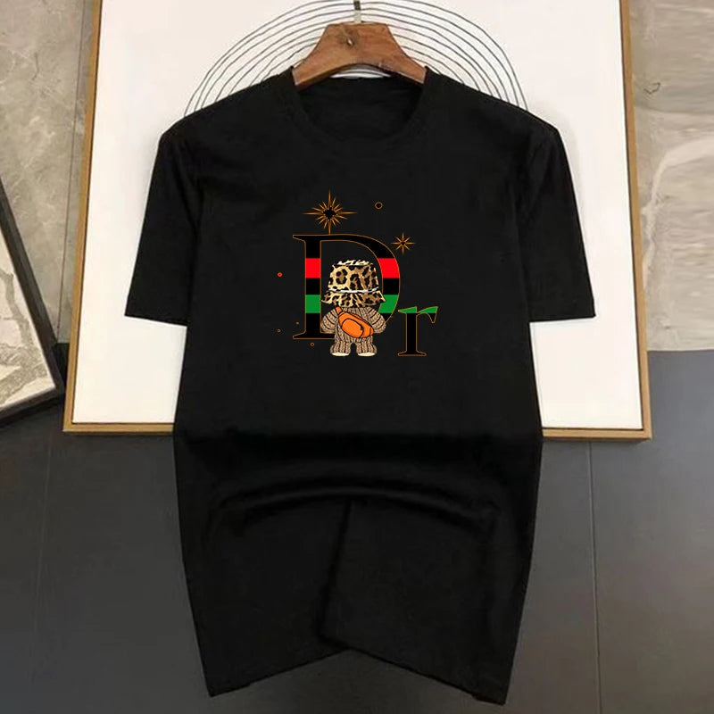 Bear's Back Print T-Shirt