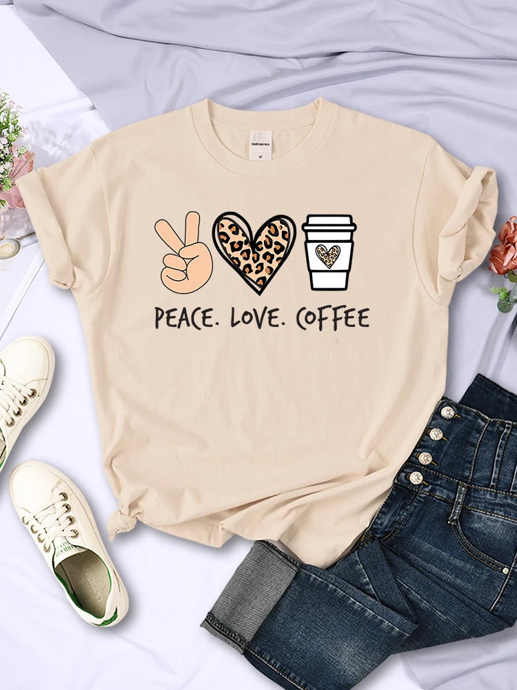Peace Love Coffee T-Shirt