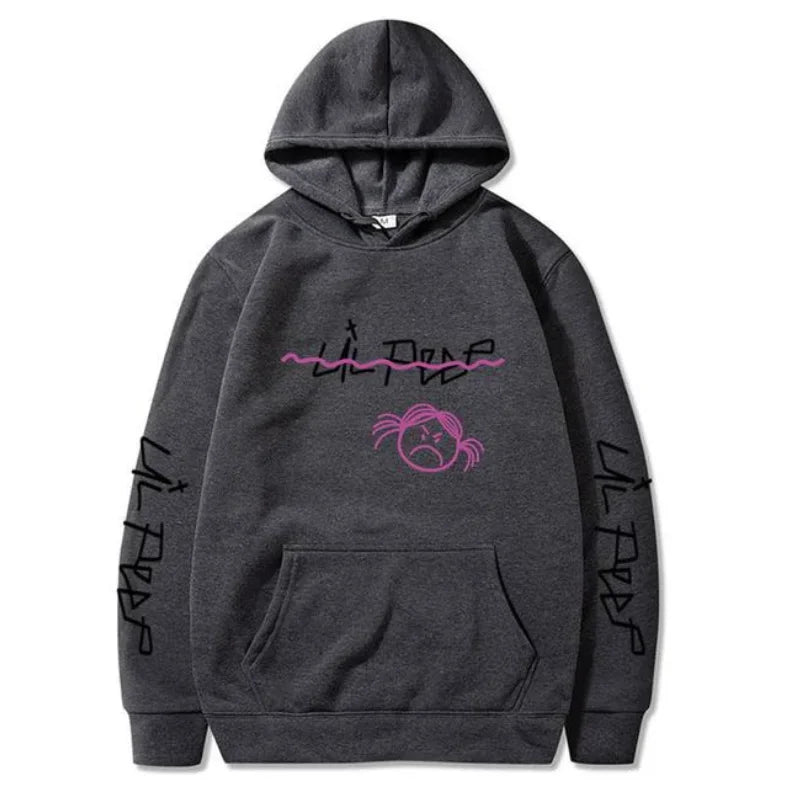 Lil Peep Hoodie - Black Logo