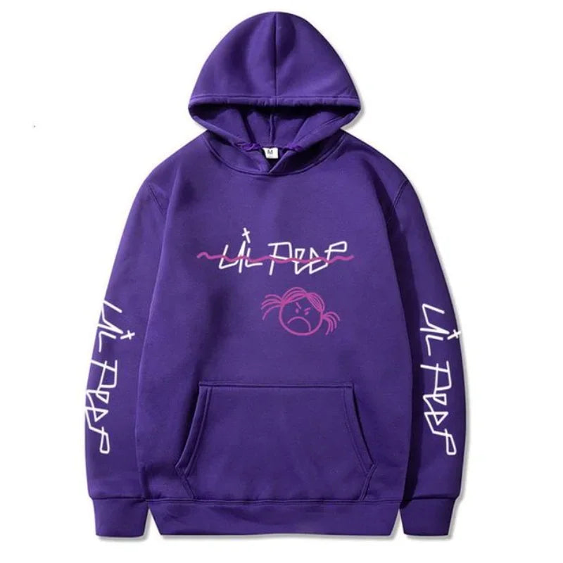 Lil Peep Hoodie - White Logo