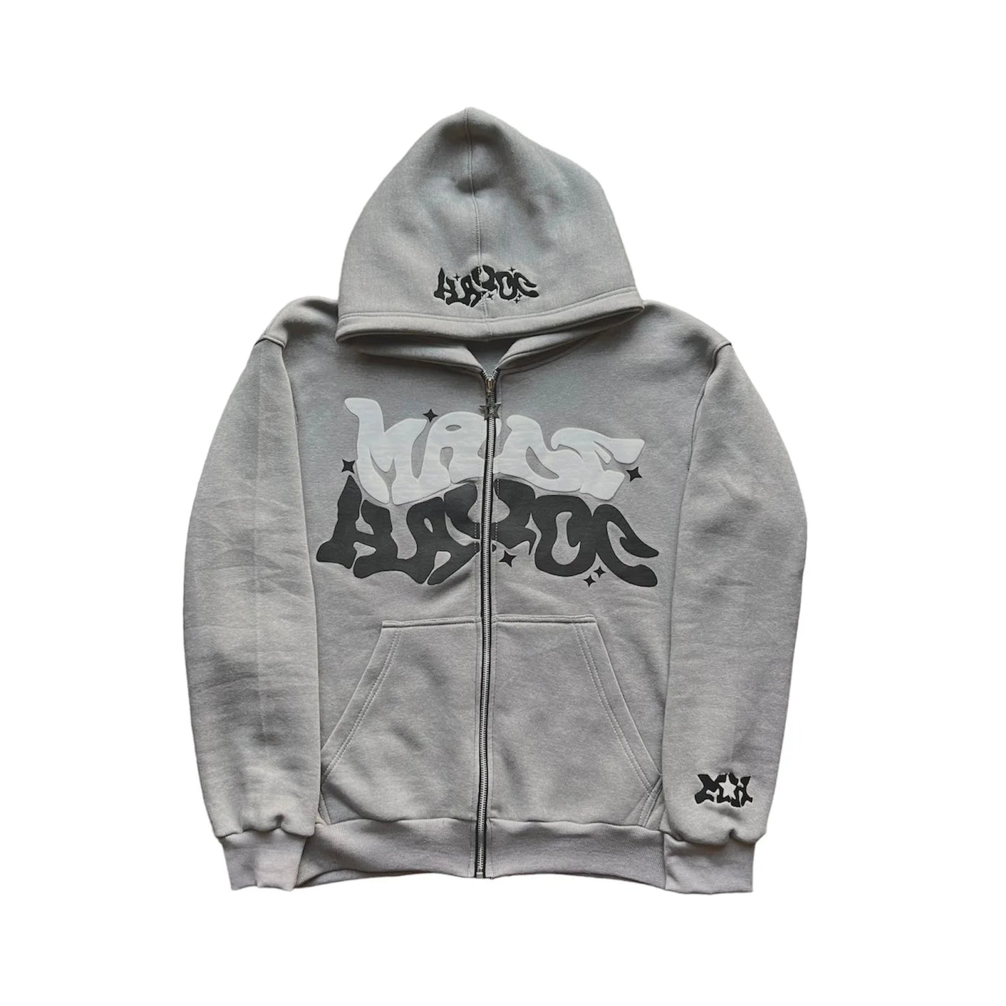 Colorful Alphabet Zip-Up Hoodie