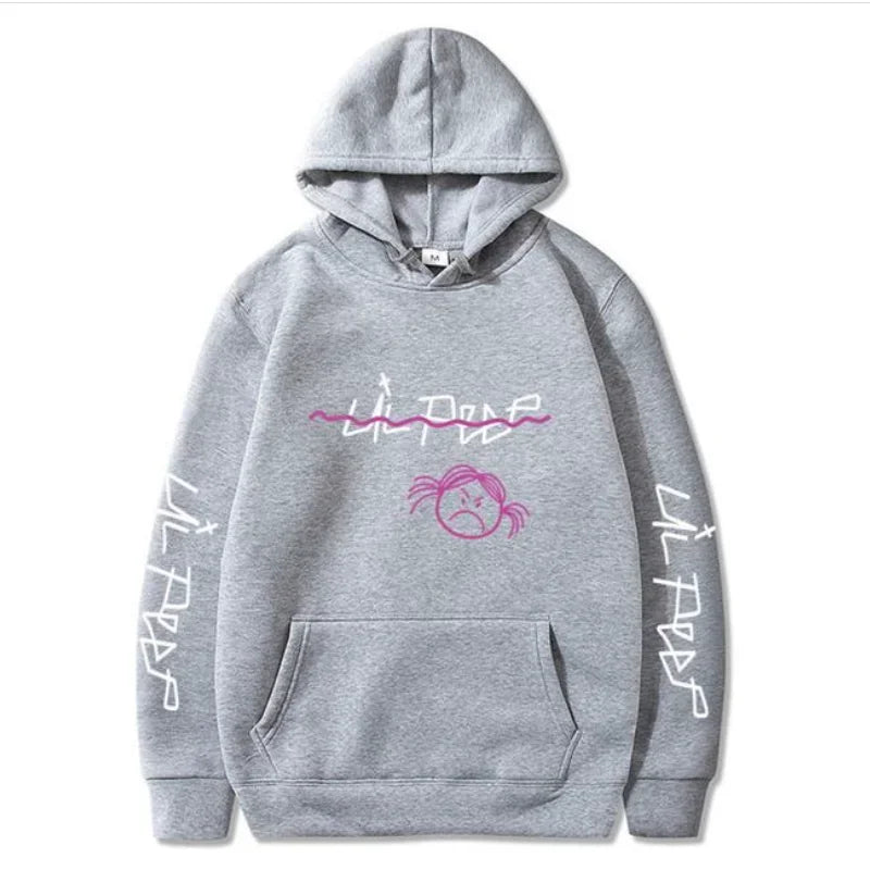 Lil Peep Hoodie - White Logo