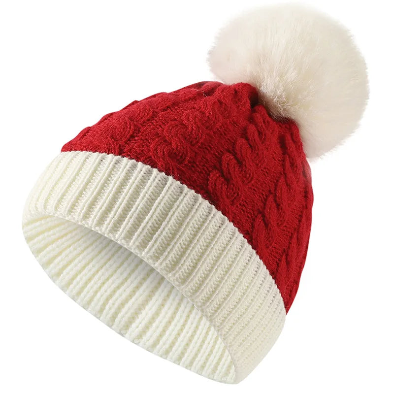 Red And Green Christmas Beanie