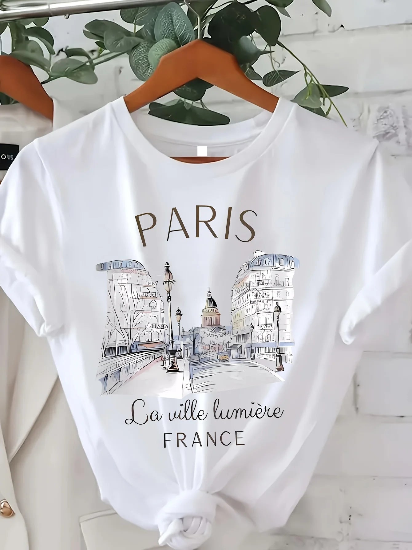 Paris Print T-Shirt