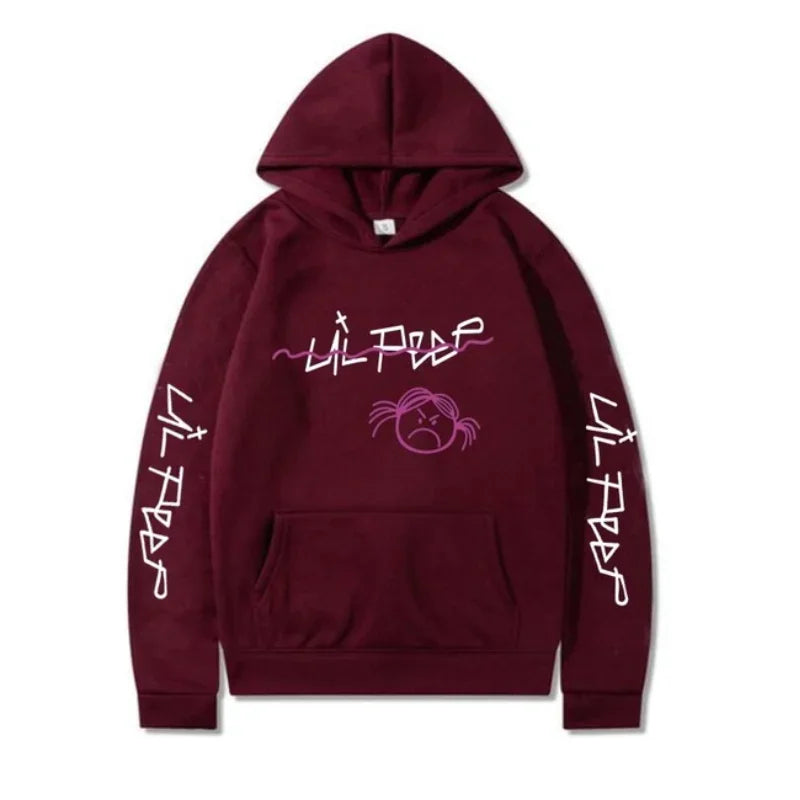 Lil Peep Hoodie - White Logo