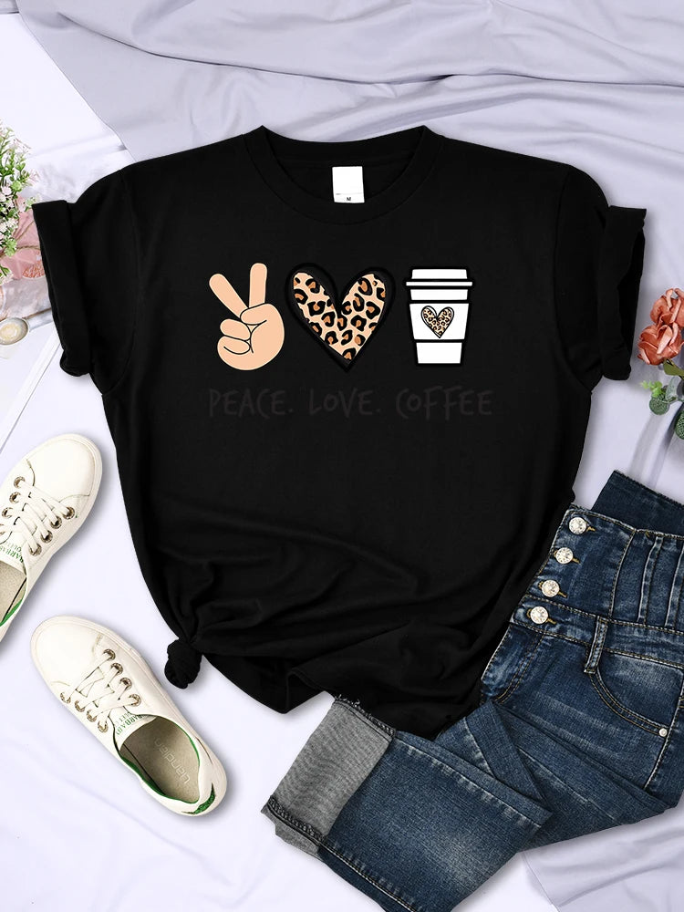 Peace Love Coffee T-Shirt
