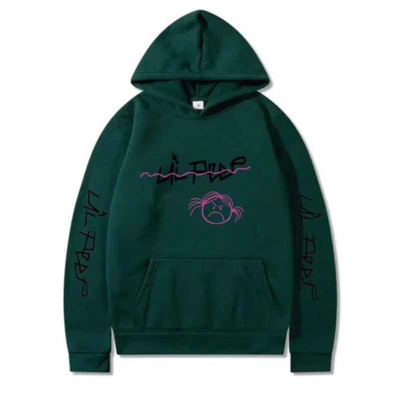 Lil Peep Hoodie - Black Logo
