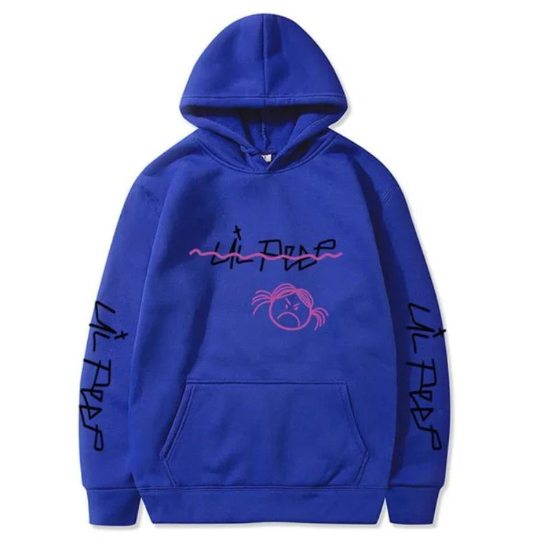 Lil Peep Hoodie - Black Logo