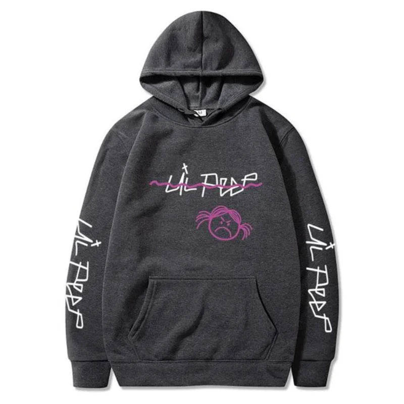 Lil Peep Hoodie - White Logo