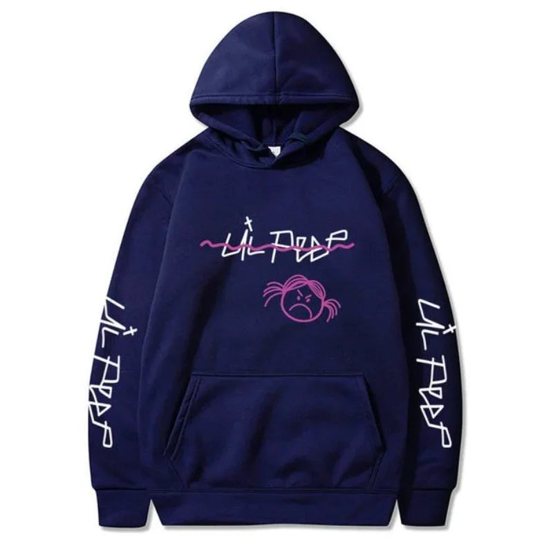 Lil Peep Hoodie - White Logo