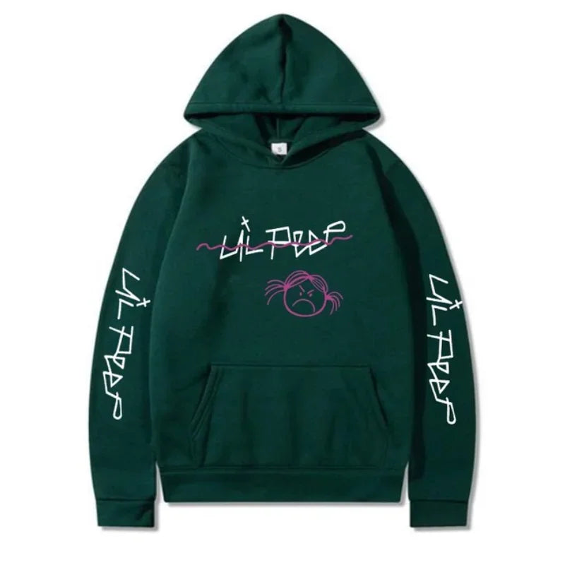 Lil Peep Hoodie - White Logo